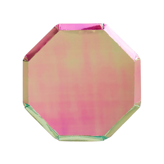 Meri Meri Pink Foil Side Plates