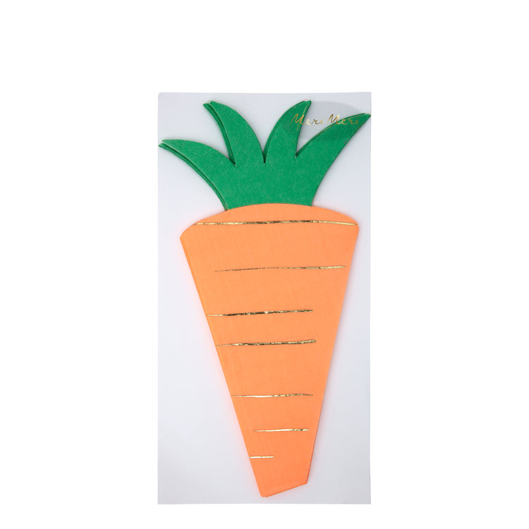 carrot napkins