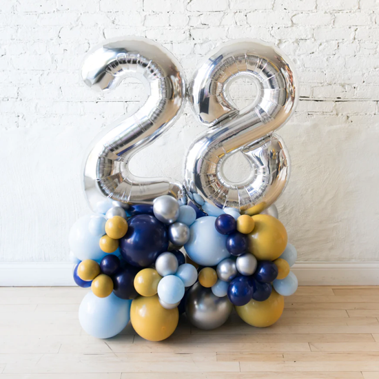Number Balloon Pedestal