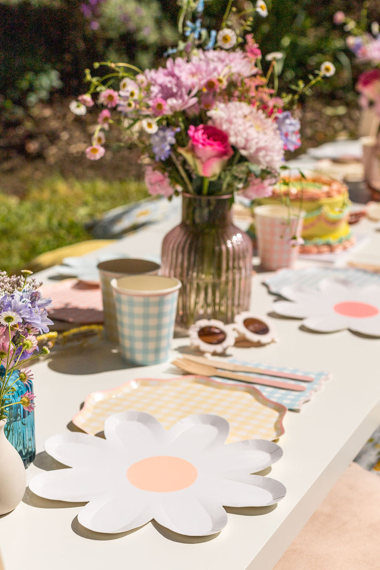 daisy flower party plates nz