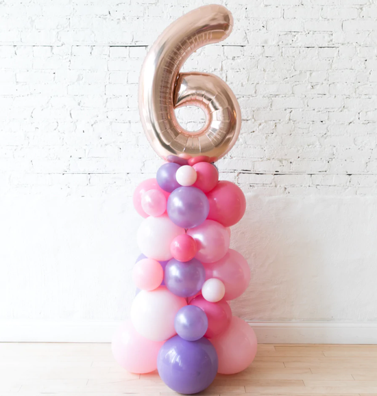 Number Balloon Column