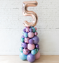 Number Balloon Column