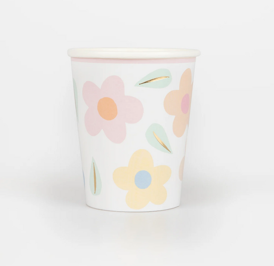 Happy Flower Cups