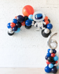 space party balloon garland nz