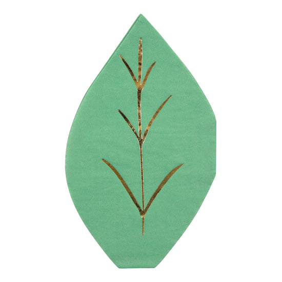 leaf party napkin