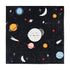 to the moon space party napkins