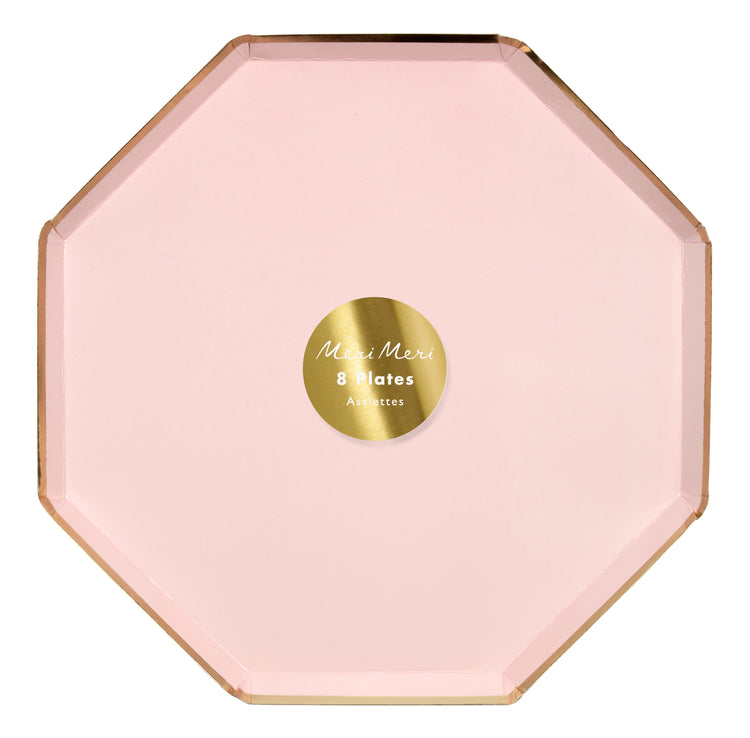 pale pink dinner plates