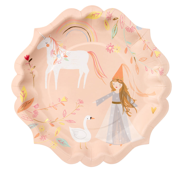 princess party plate