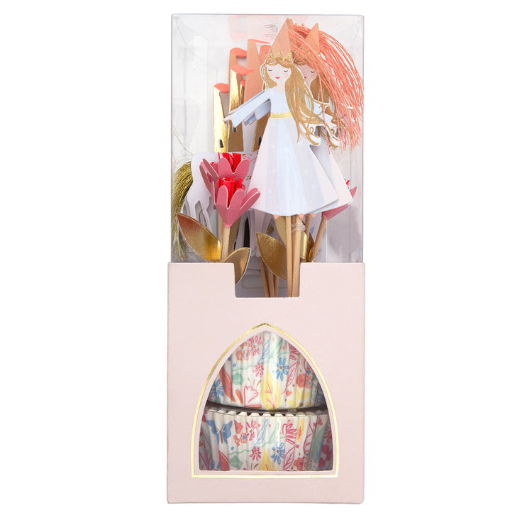 princess party cupcake kit
