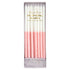 pink glitter candles