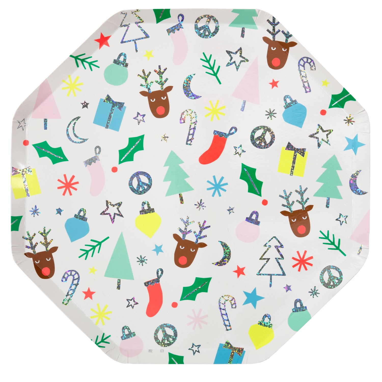 Christmas paper plates