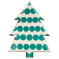 Patterned Christmas Tree Plates