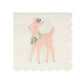 pastel deer napkins Christmas nz