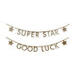 gold glitter letter garland