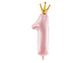 first birthday pink balloon 1