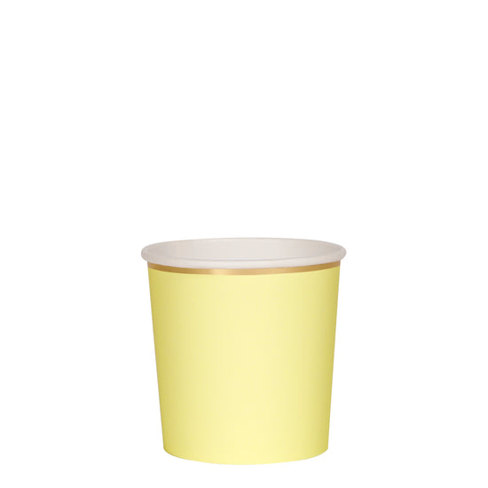 Pale Yellow Tumbler Cups