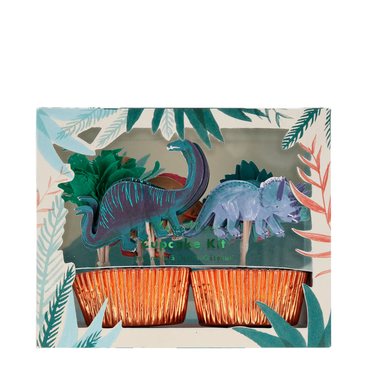 Dinosaur cupcake kit party nz
