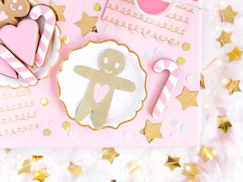 Christmas pink napkin nz
