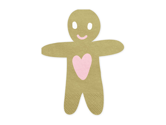 gingerbread men napkins nz