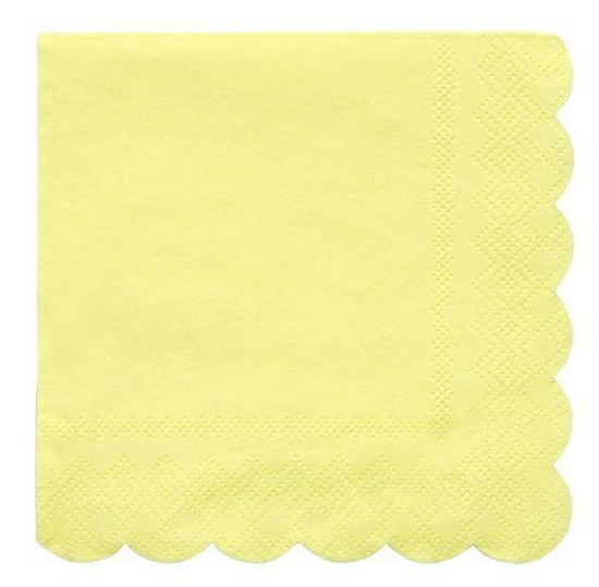 Pale Yellow Small Napkins