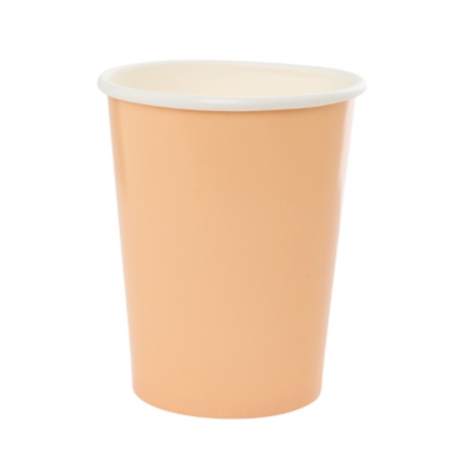 pastel peach party paper cups nz
