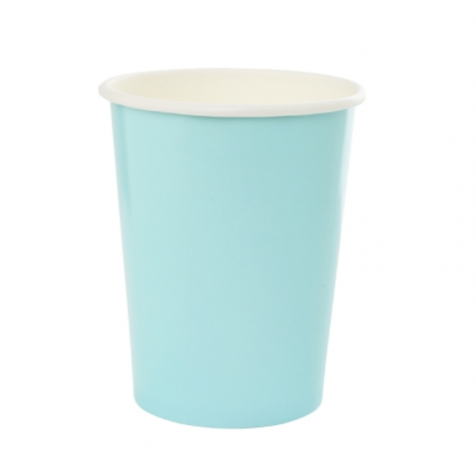 pastel blue paper party cups nz