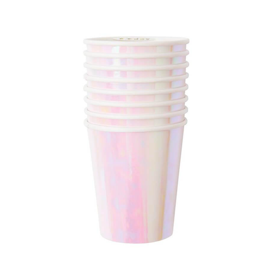 Iridescent Party Cups