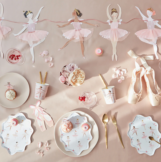 ballerina party plates nz