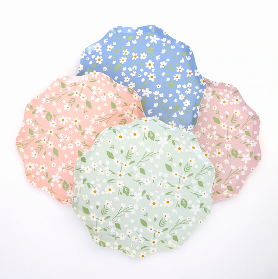 Floral party plates nz