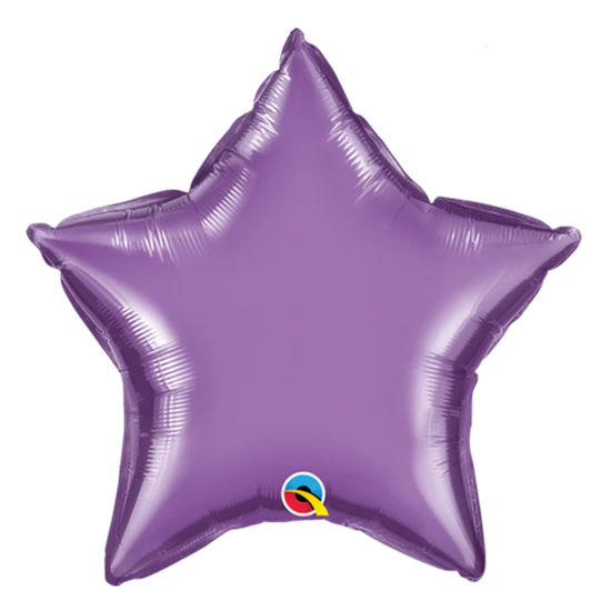 Chrome Purple Foil Star