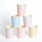 gingham summer party cups nz