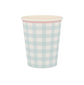 Gingham Cups