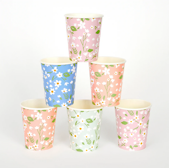 floral party cups nz