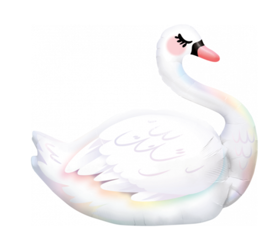 Graceful Swan Foil Balloon