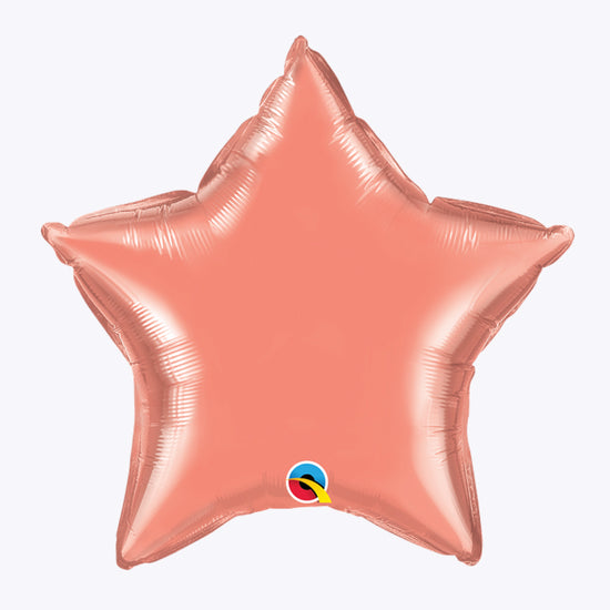 Coral Foil Star