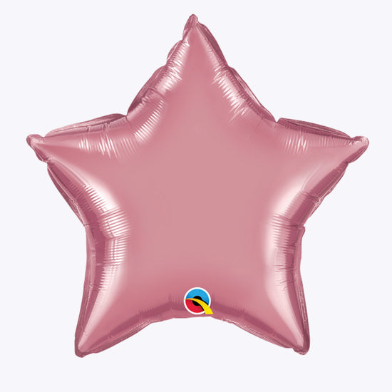 Mauve Foil Star