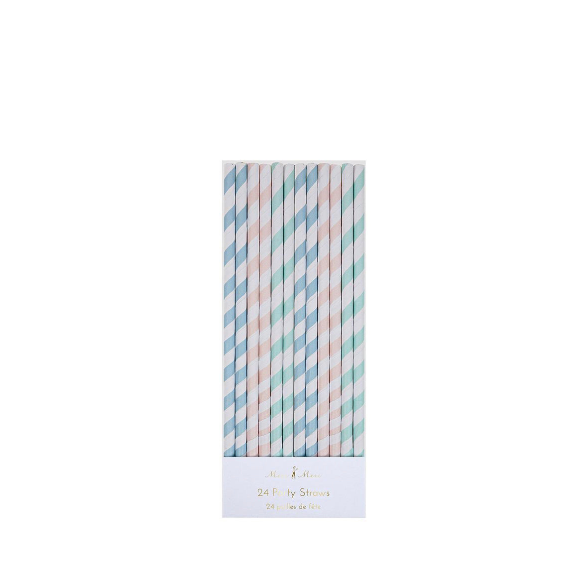 pastel party straws