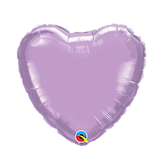 Pearl Lavender Foil Heart