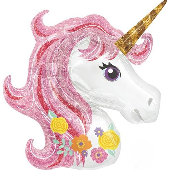 Pink Unicorn Foil Balloon