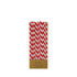red and white party straws
