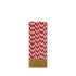 red and white party straws