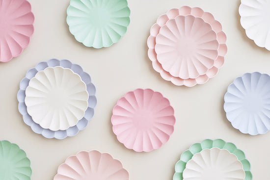 Pale Pink Small Simply Eco Paper Plates