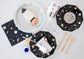 To The Moon Space Paper Plates