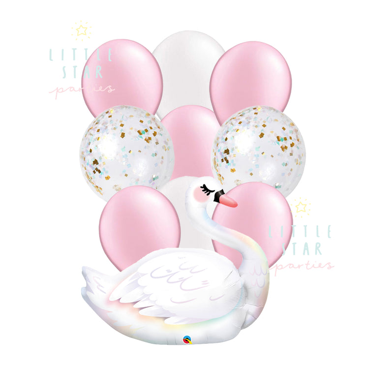 swan balloon bouquet nz